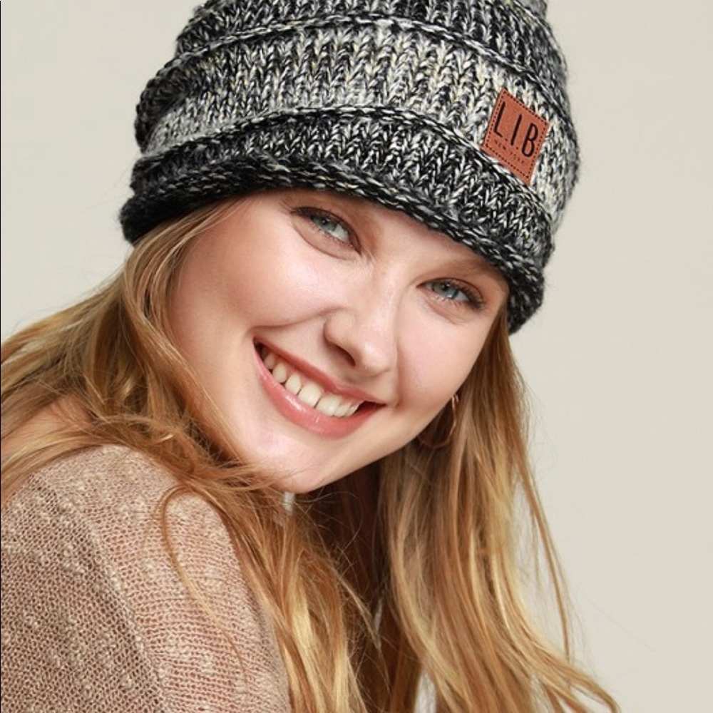 Pom Pom Knit Beanie - Picture 2 of 7